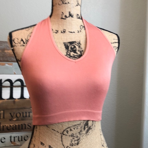Forever 21 Tops - 👄Salmon Color Halter Top👄